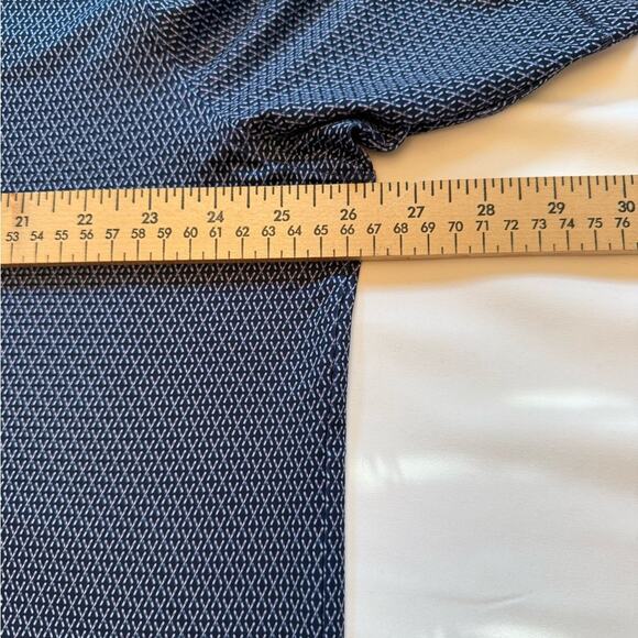 Peter Millar Men’s Summer Comfort Polo Shirt Navy Geometric Golf Size XL - Picture 7 of 10